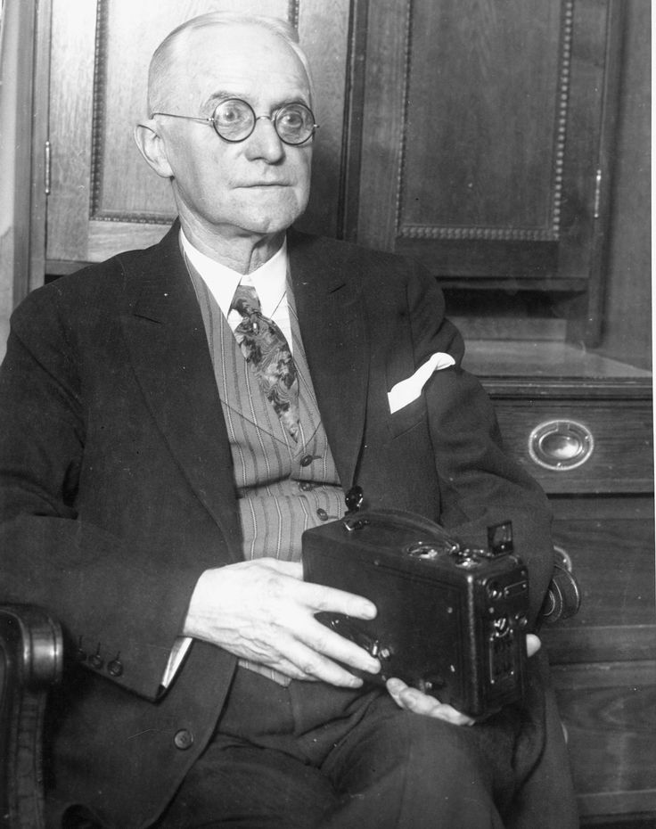 George Eastman with Kodak camera