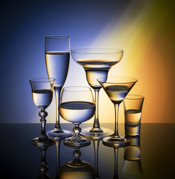 photograph glass transparent products
