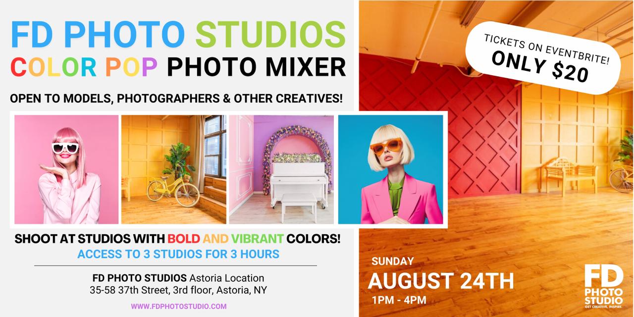 Color Pop Social: NY Photography Mixer Event | FD Photo Studio