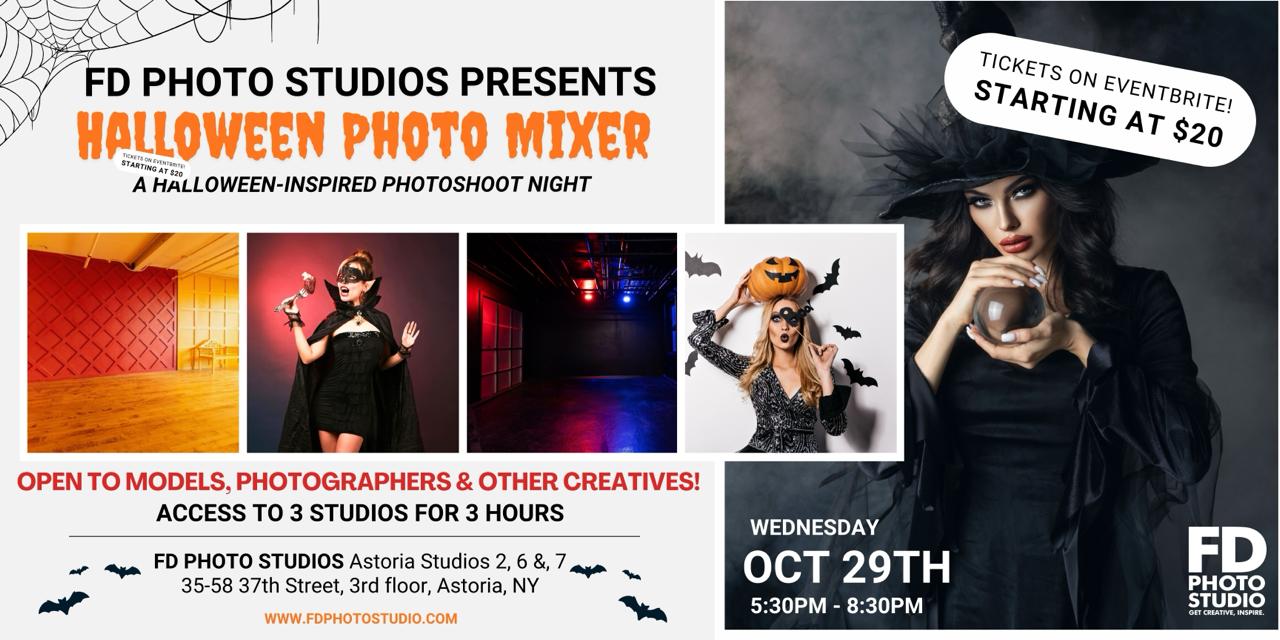 Halloween Photo Mixer Event in NY | FD Photo Studio