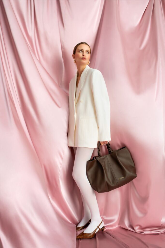 The mar photoshoot with pink backdrop