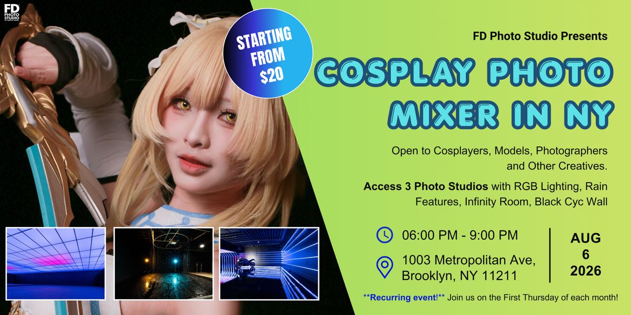 August Cosplay Photo Mixer in Brooklyn | FD Photo Studio August Cosplay Photo Mixer in Brooklyn | FD Photo Studio