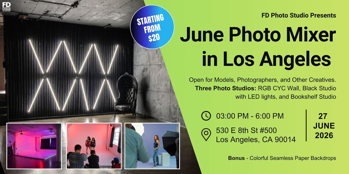 June Photo Mixer at FD Photo Studio LA | FD Photo Studio