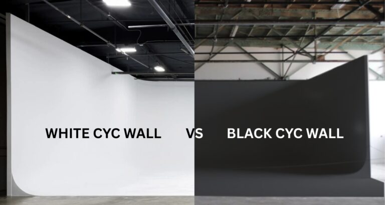 WHITE CYC WALL VS BLACK CYC WALL