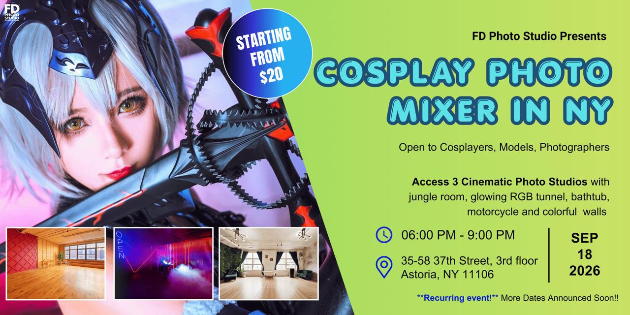 September Cosplay Photo Mixer in NY | FD Photo Studio