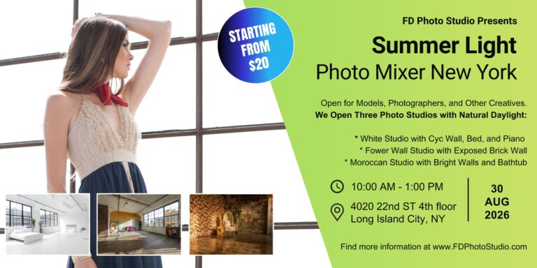 Summer Light Photo Studio Mixer in NY | FD Photo Studio