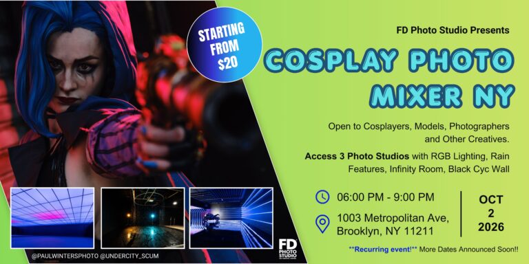 October Cosplay Photo Mixer in Brooklyn | FD Photo Studio